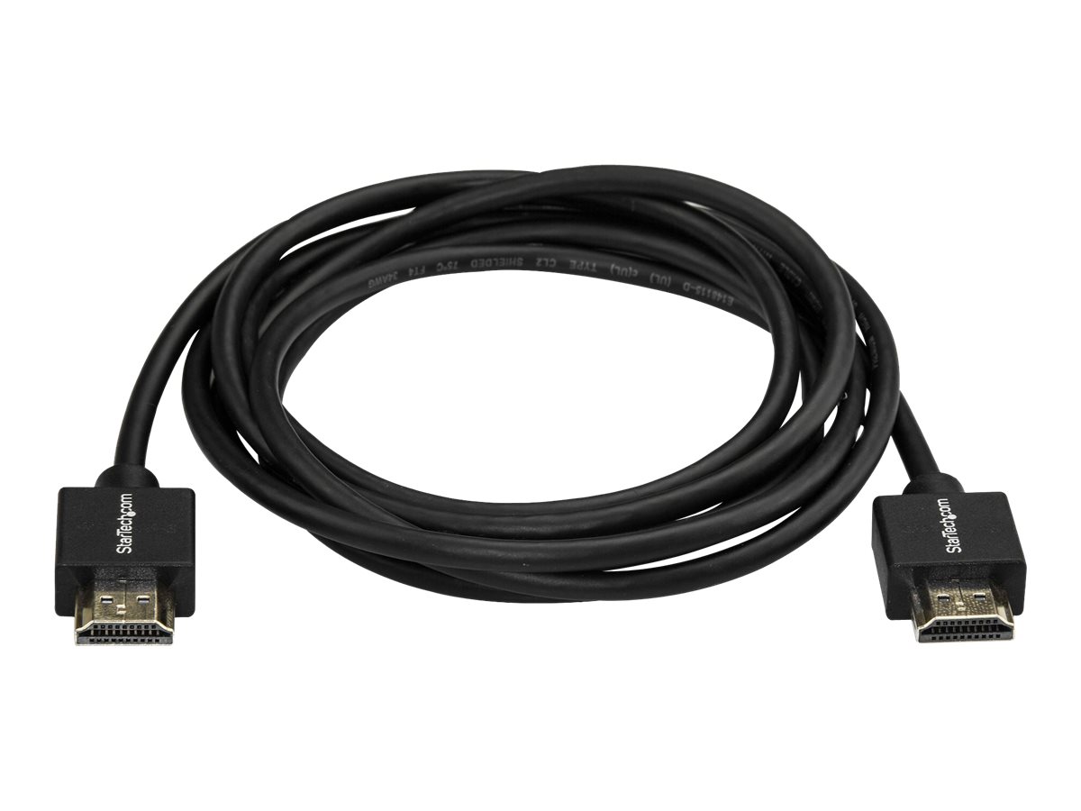 StarTech.com 2 m HDMI 2.0 Kabel, 4K 60Hz Premium zertifiziertes Hochgeschwindigkeits HDMI Kabel mit Ethernet, Ultra HD HDMI Kabel, Kabel für Fernsehgerät/Monitor/Laptop/PC, HDMI auf HDMI (HDMM2MLP)