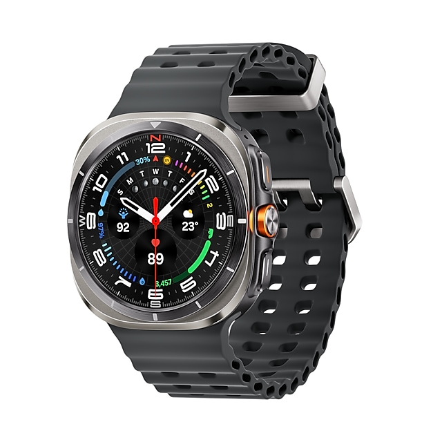 Samsung Galaxy Watch Ultra - 47 mm - Titansilber - intelligente Uhr mit Marineband - Dark Gray - S/M/L - Anzeige 3.73 cm, Ansicht 2