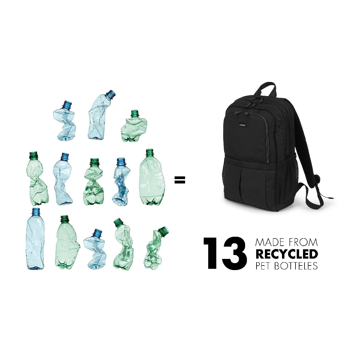 Dicota Backpack Eco SCALE - Notebook-Rucksack, Ansicht 4