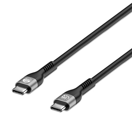 Manhattan USB-Kabel - 24 pin USB-C (M) umkehrbar zu 24 pin USB-C (M), Ansicht 2