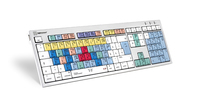 Logickeyboard LKB-CBASE-CWMU-DE - Volle Größe (100%) - Kabelgebunden - USB - Mechanischer Switch - QWERTZ - Mehrfarbig