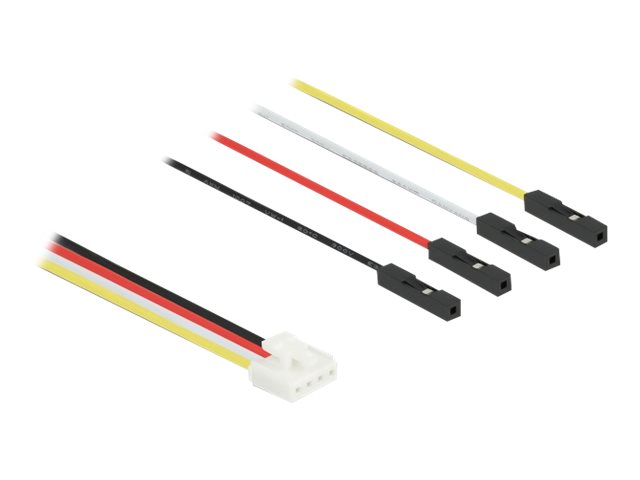 Delock Conversion IOT Grove Kabel 4 Pin Stecker zu 4 x Jumper Buchse 5 cm