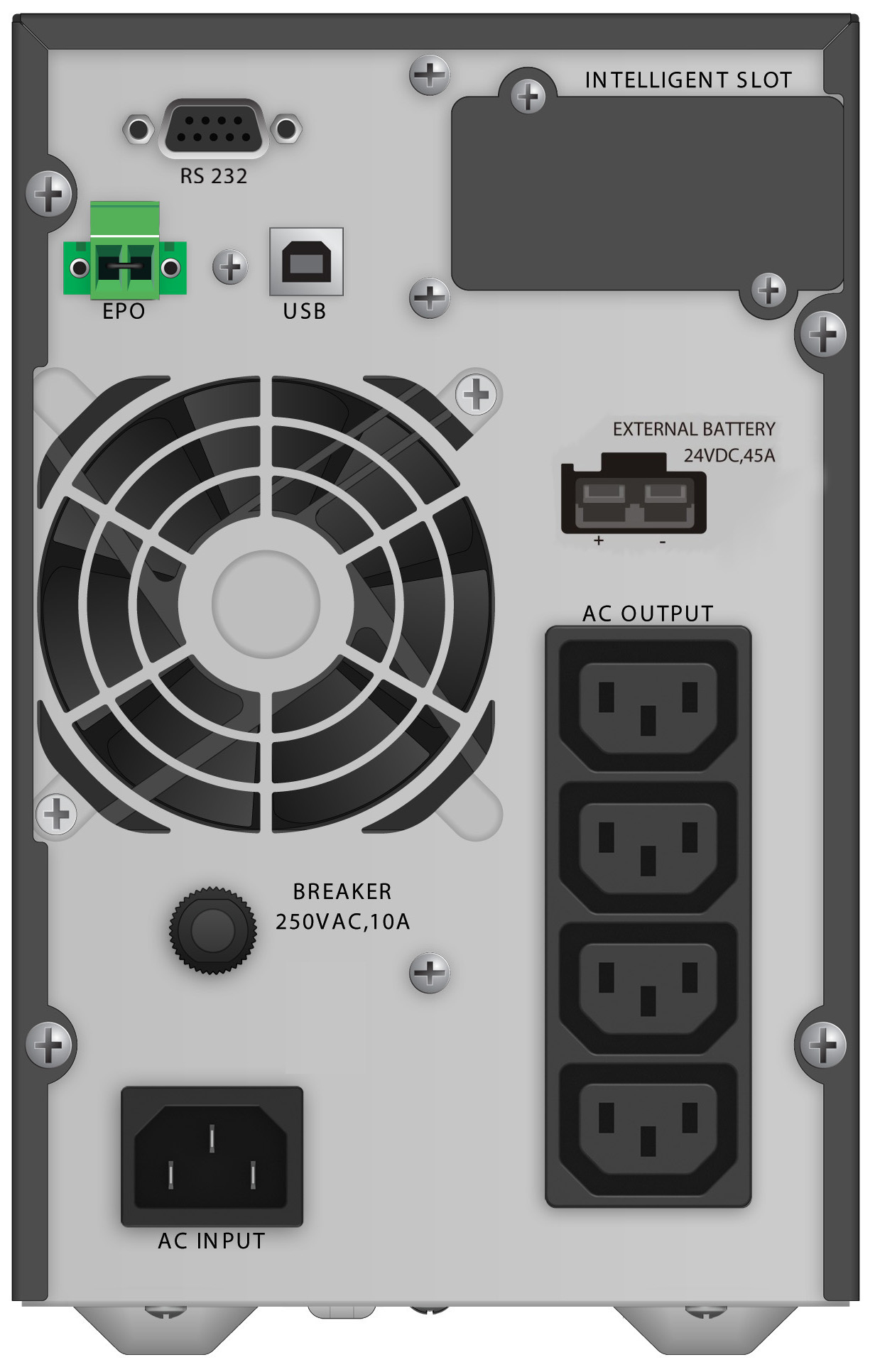 BlueWalker PowerWalker VFI 1000 TGB - USV - Wechselstrom 176, Ansicht 2