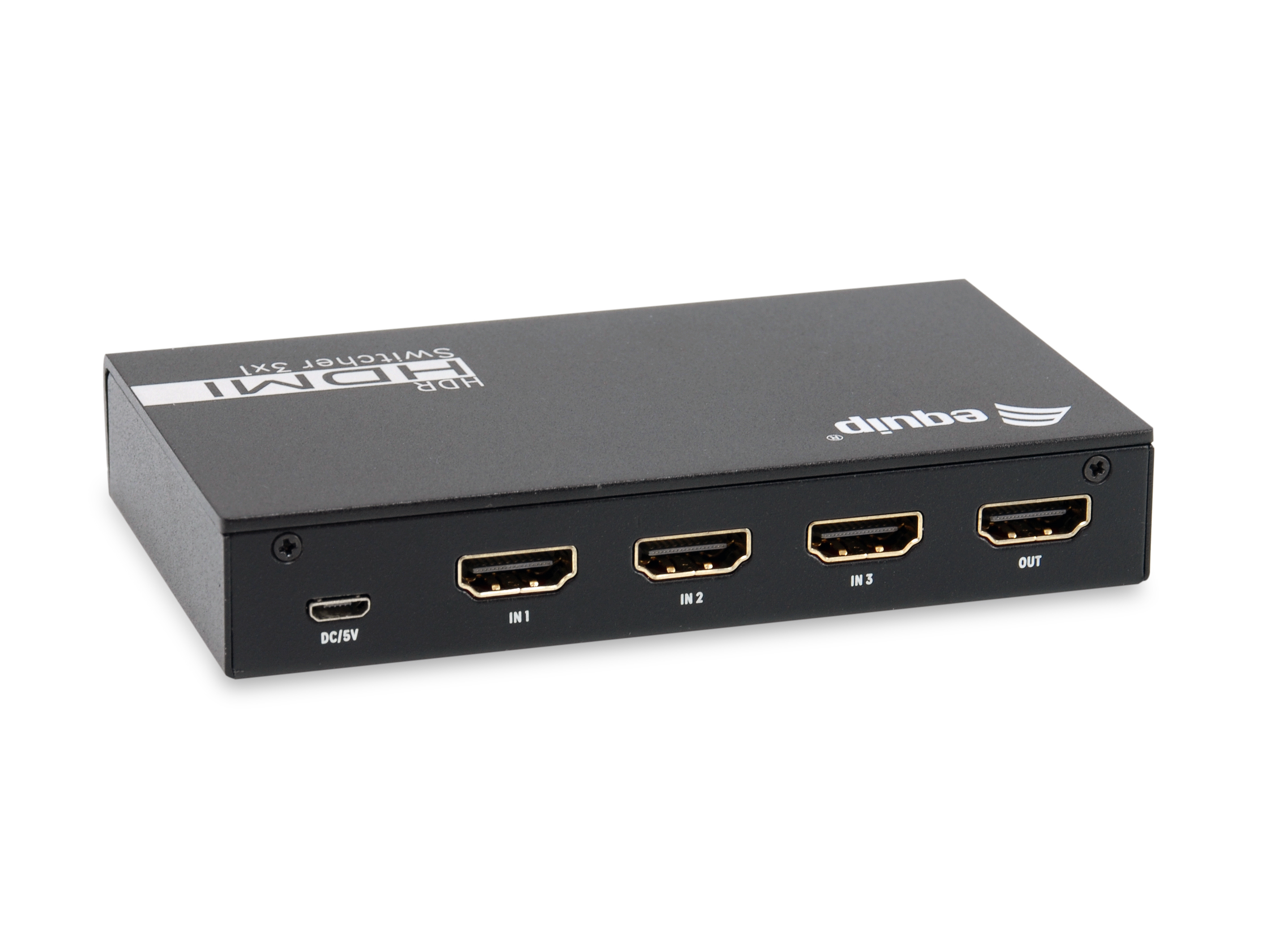 Equip 332725 - HDMI - Aluminium - Schwarz - 60 Hz - 3840 x 2160 - 7.1 Kanäle, Ansicht 2