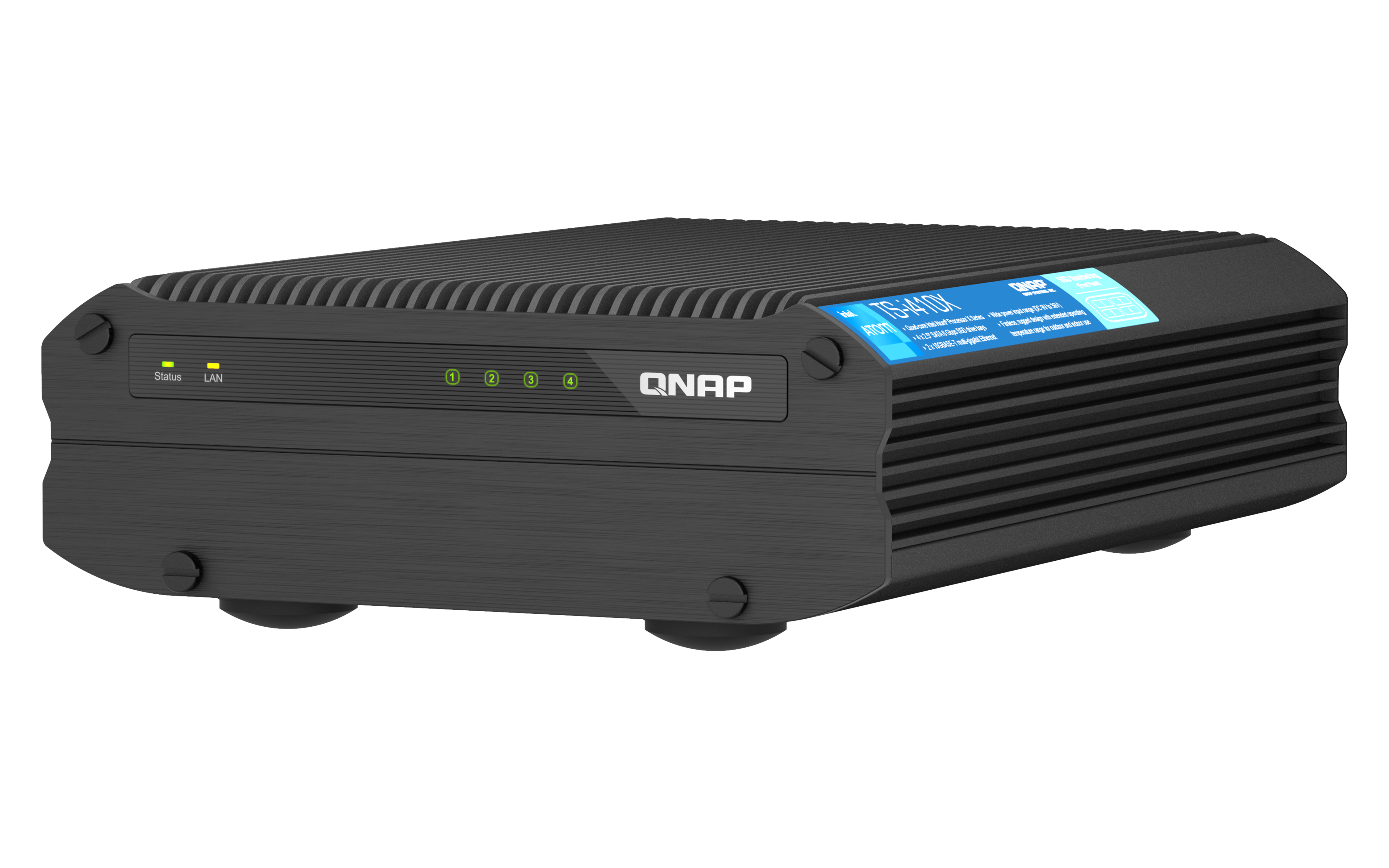 QNAP TS-i410X - NAS-Server - 4 Schächte - SATA 6Gb/s, Ansicht 3