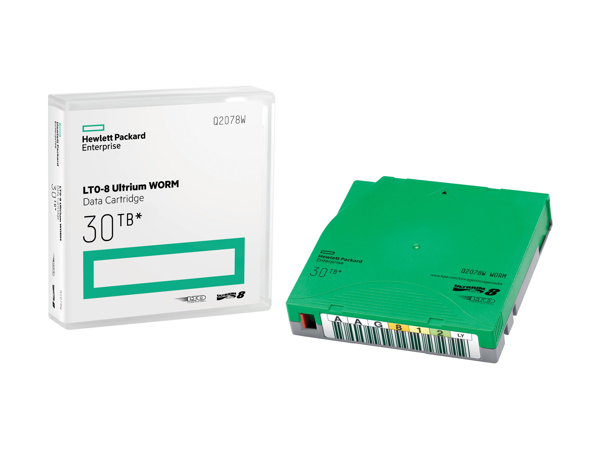 HPE Ultrium WORM Data Cartridge - LTO Ultrium WORM 8