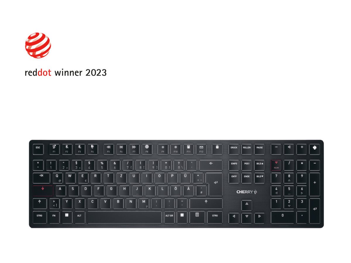 Cherry KW X ULP - Tastatur - hintergrundbeleuchtet