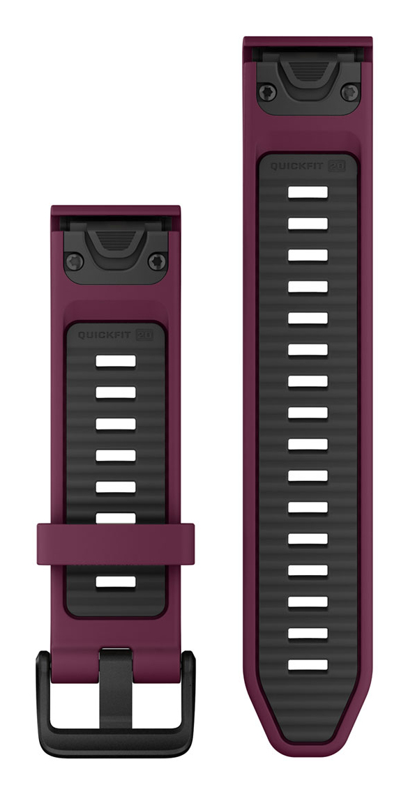 Garmin QuickFit-Armband Silikon Merlot/Graphit, Ansicht 2