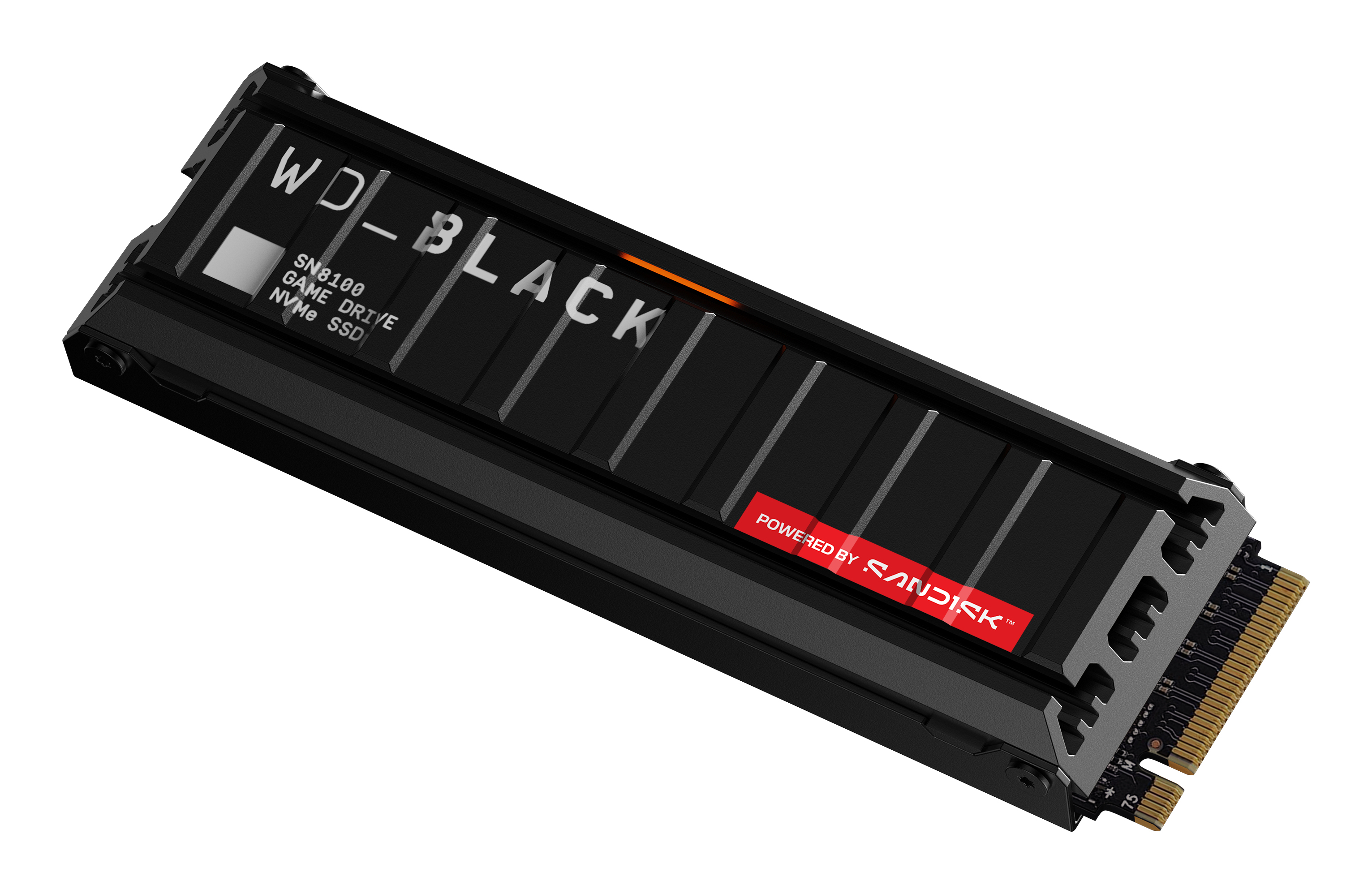 WD_BLACK SN8100 WDS200T1XHM-00CMT0 - SSD - verschlüsselt - 2 TB - intern - M.2 2280 - PCI Express 5.0 x4 (NVMe), Ansicht 2