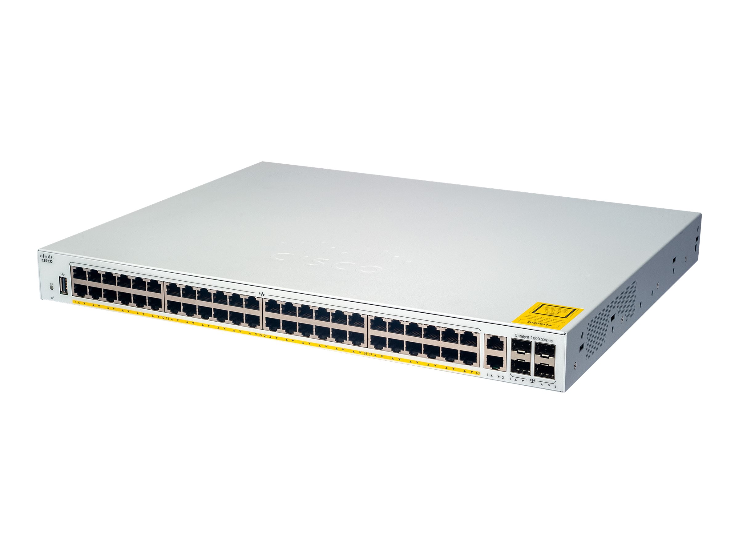 Cisco Catalyst 1000 48port GE POE 4x1G SFP (C1000-48P-4G-L)