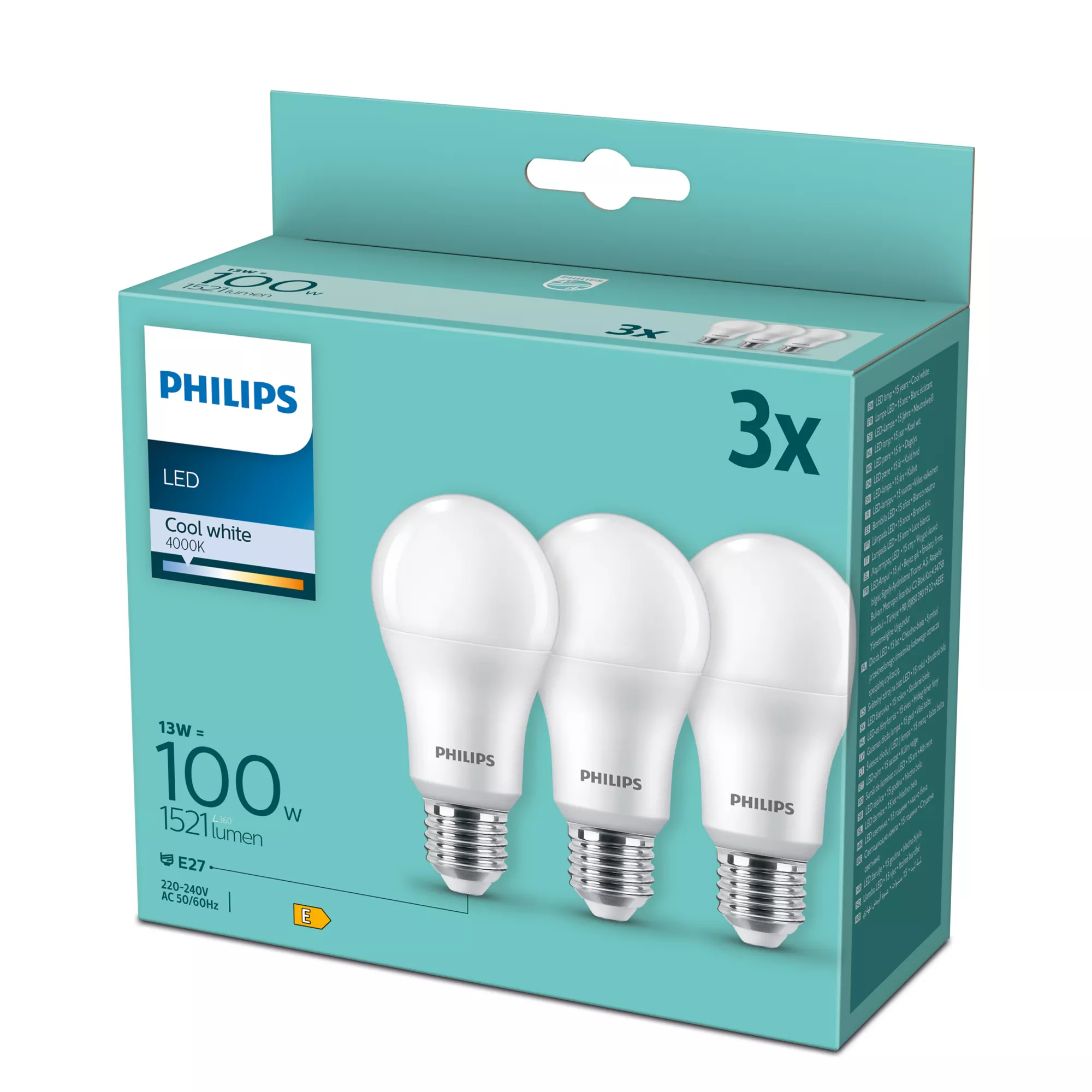 Philips 929001365895 - 14 W - 100 W - E27 - 1521 lm - 15000 h - Kaltweiße, Ansicht 2