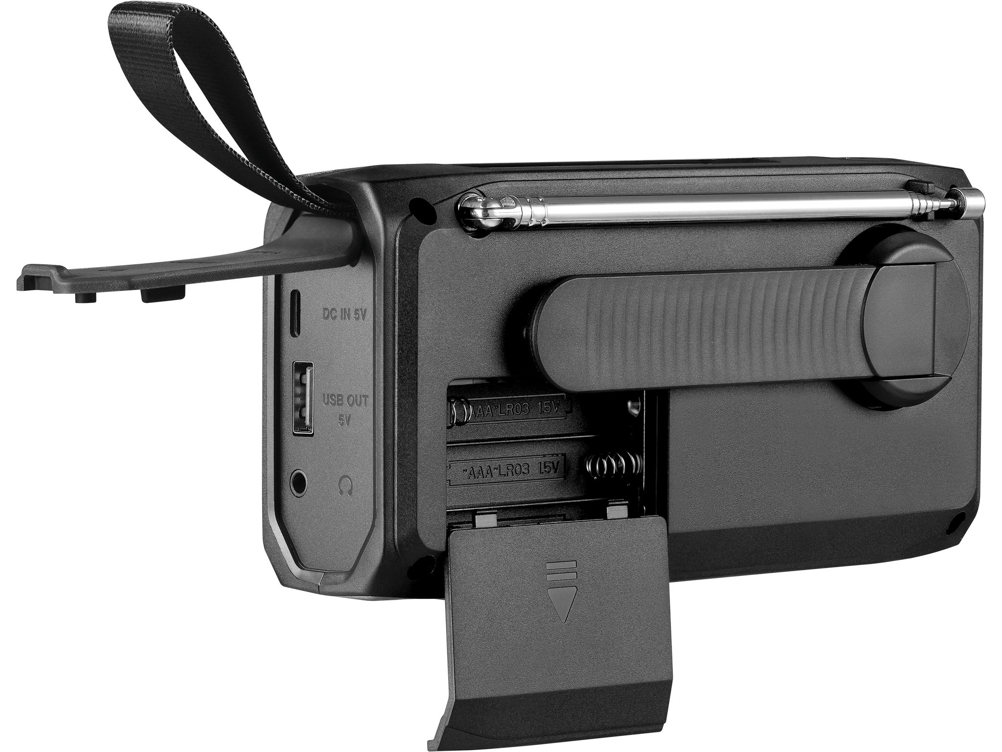 SANDBERG Survivor Radio All-in-1 4500 - Tragbares DAB-Radio, Ansicht 4