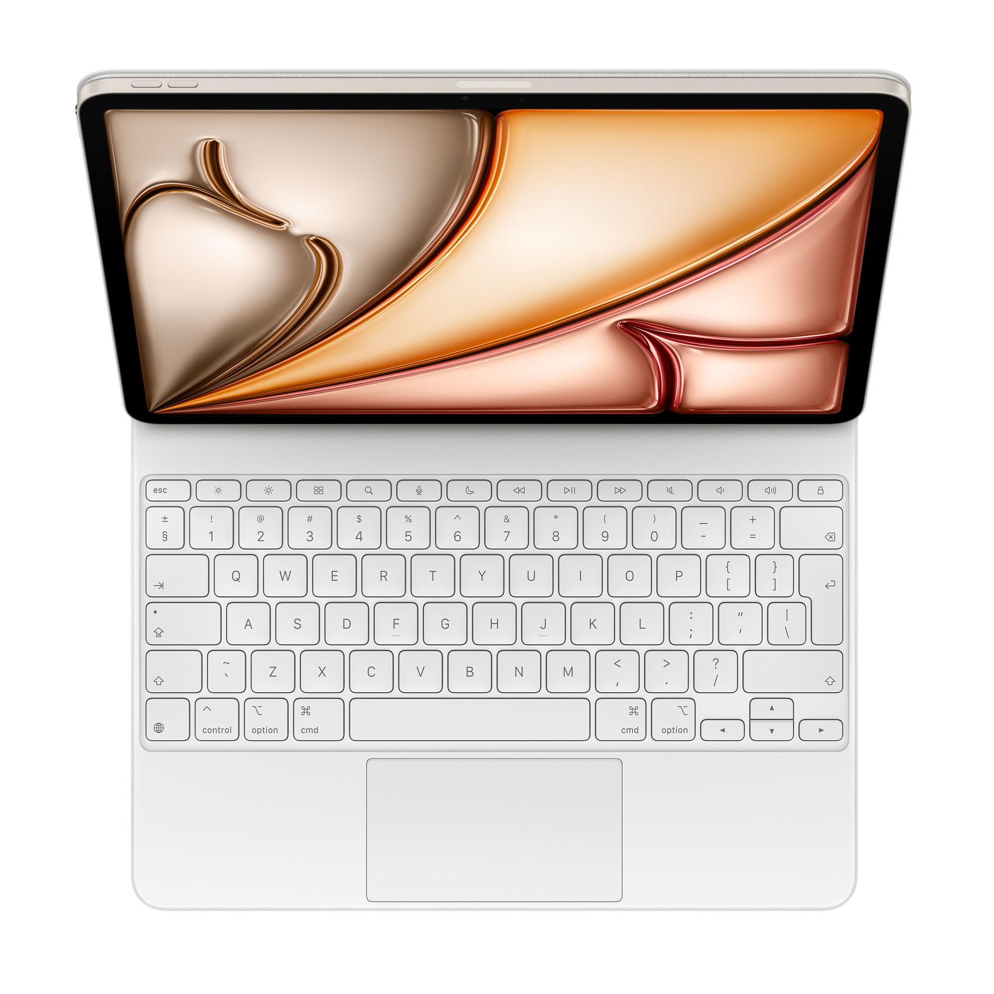 Apple Magic Keyboard - Tastatur und Foliohülle - mit Trackpad - Apple Smart connector - TL: UK, QWERTY, Ansicht 2