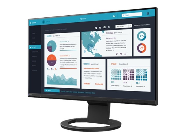 EIZO FlexScan EV2490-BK - Mit FlexStand - LED-Monitor - 60.5 cm (23.8")