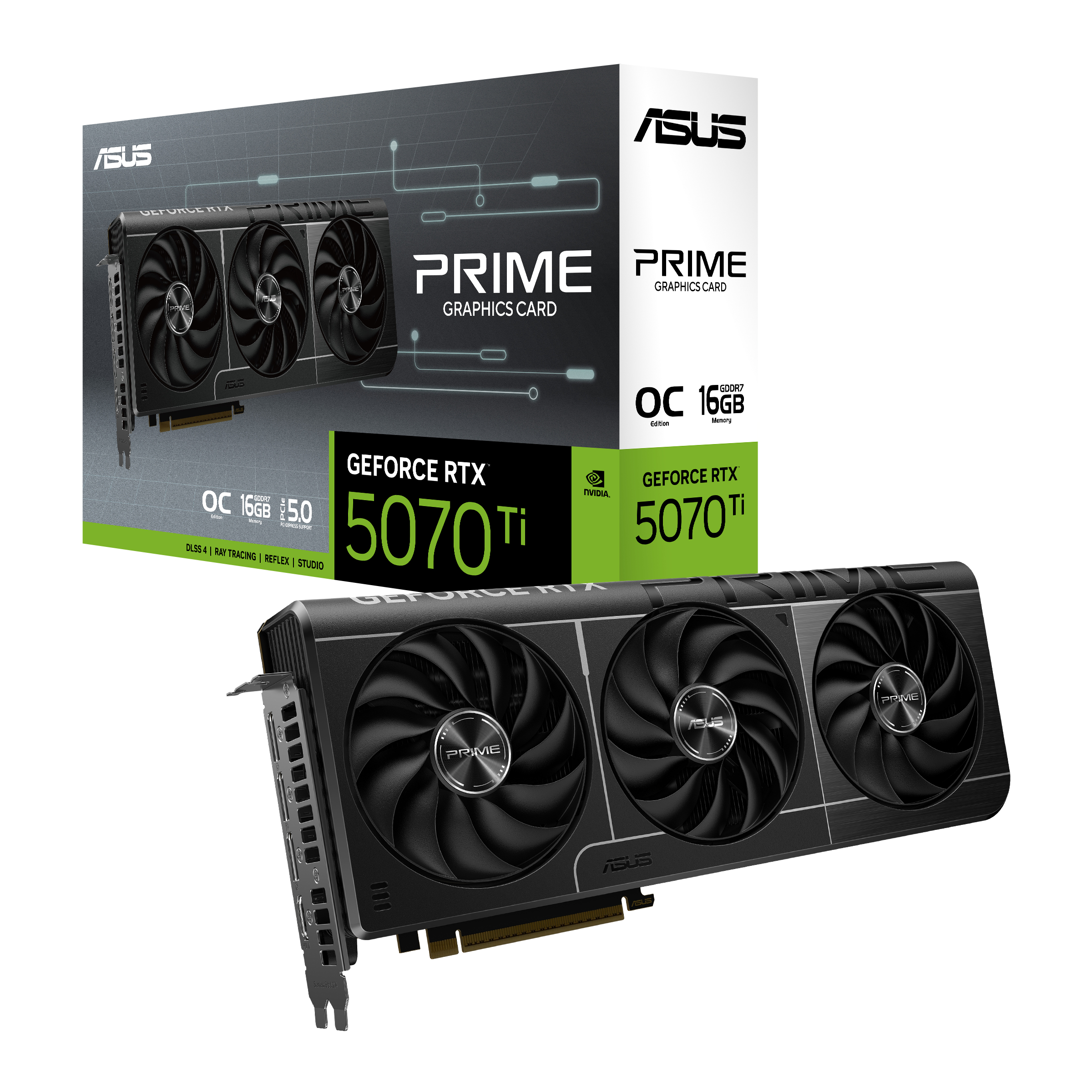 ASUS PRIME GeForce RTX 5070 Ti 16GB - OC Edition, Ansicht 3