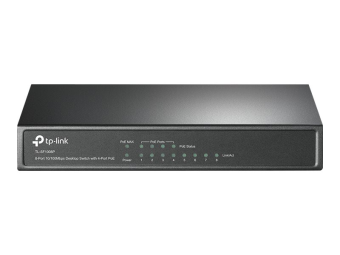 TP-LINK TL-SF1008P - V5 - Switch - unmanaged - 8 x 10100 (4 PoE)