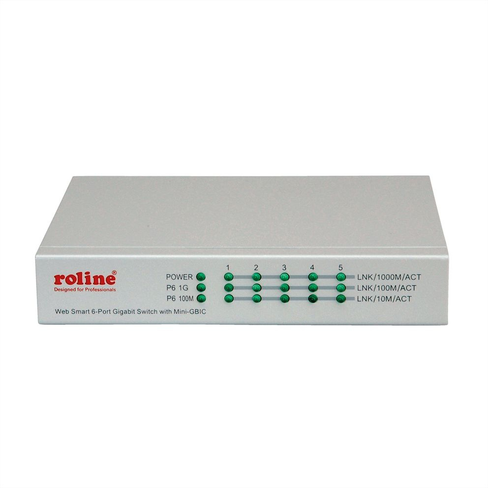ROLINE 21.14.3523 - Managed - Gigabit Ethernet (10/100/1000) - Vollduplex - Wandmontage, Ansicht 2