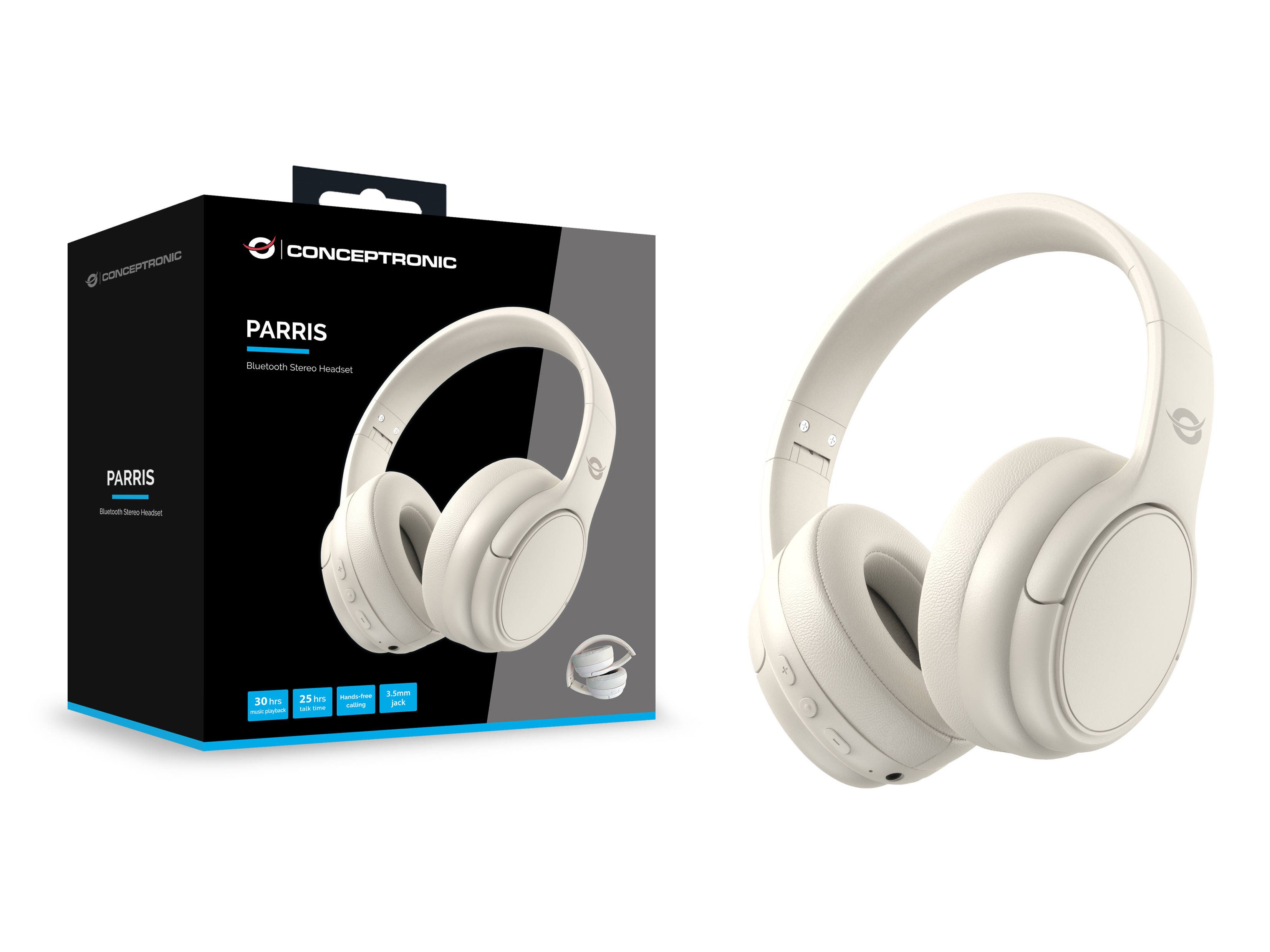 Conceptronic Headset Wireless Bluetooth 5.4 Dual-Device ws - Headset - 20 KHz, Ansicht 3