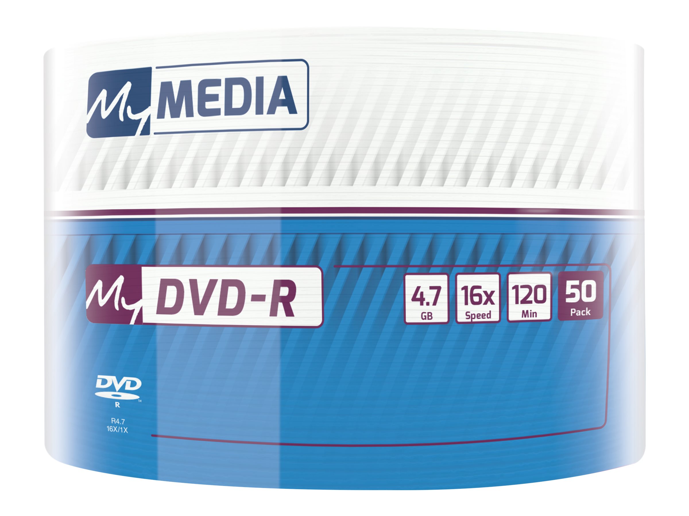 Verbatim MyMedia - 50 x DVD-R - 4.7 GB (120 Min.) 16x, Ansicht 3