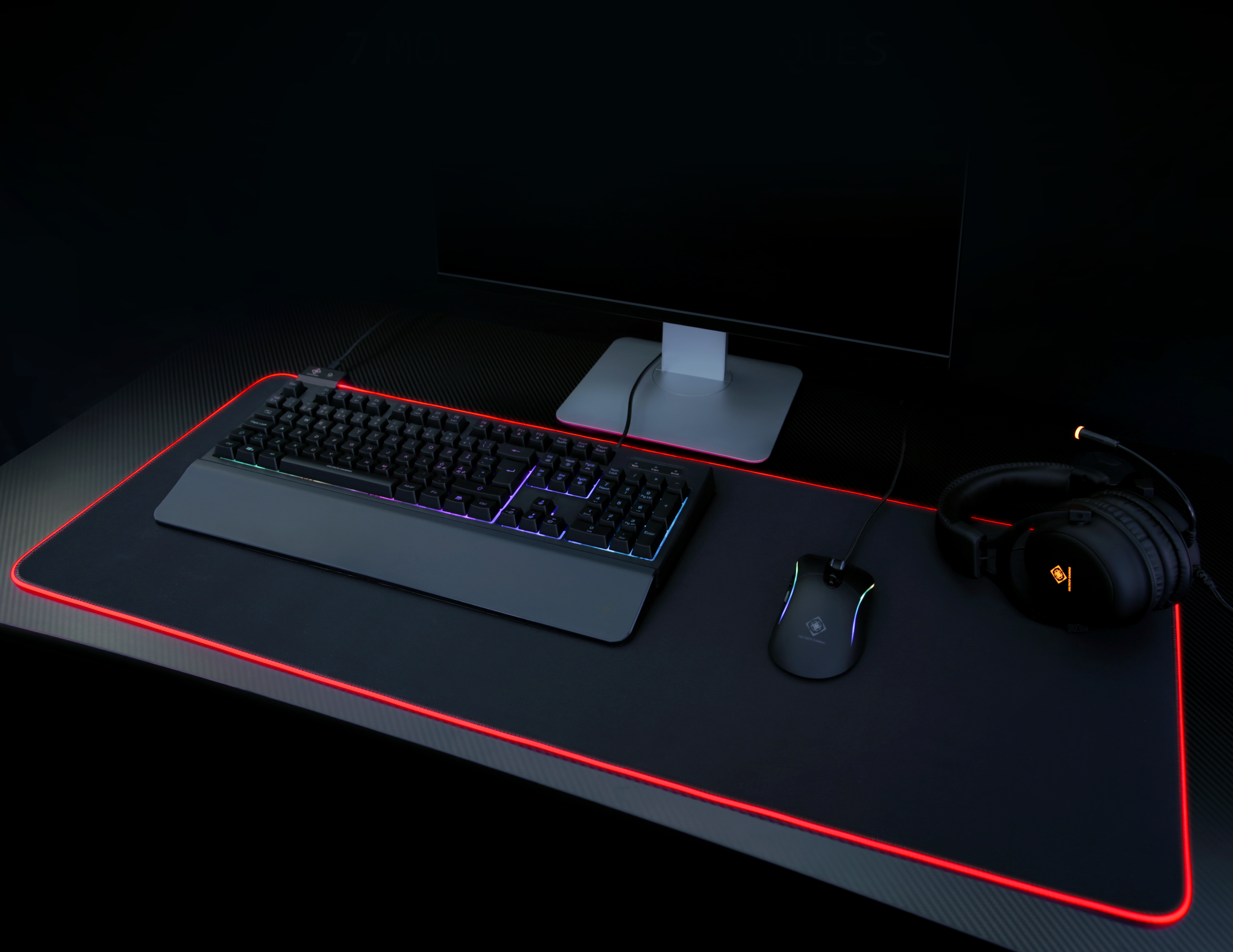 Deltaco Gaming GAM-079 - Mauspad - 5 V - Schwarz, Ansicht 2