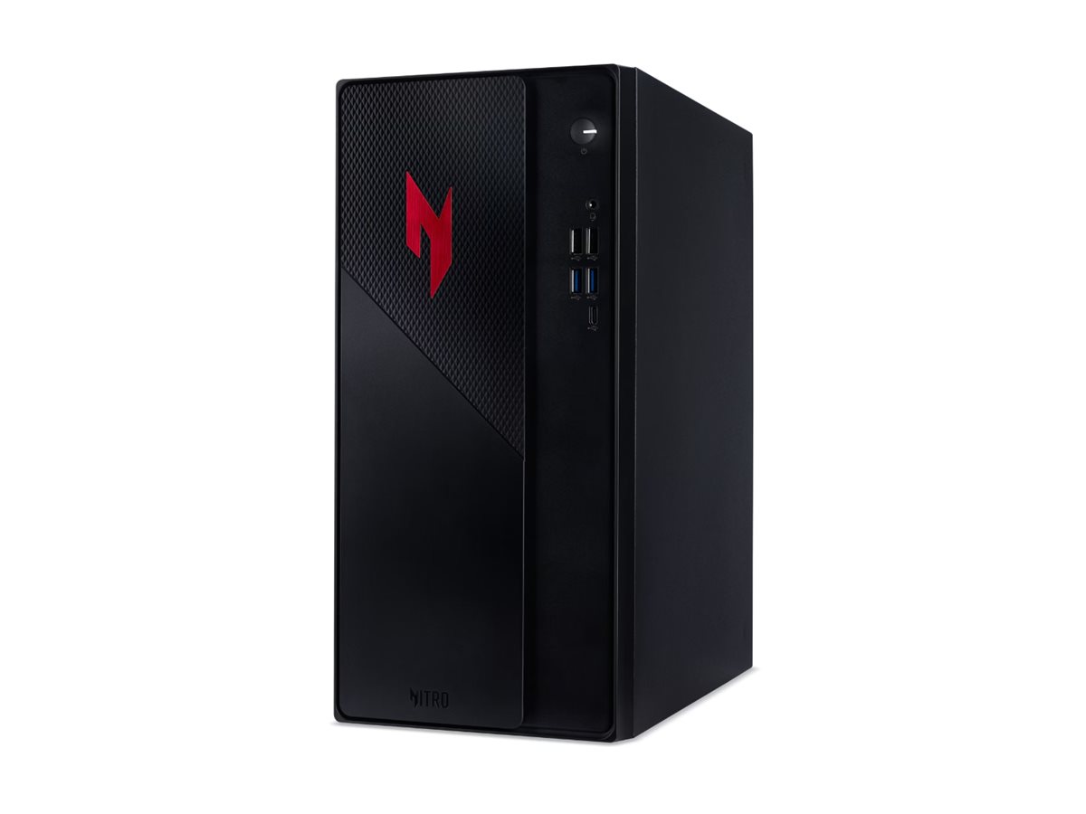 Acer Nitro 20 N20-101-RPL - Tower - Core 5 210H / 2.2 GHz - RAM 16 GB - SSD 512 GB - GeForce RTX 5060 - 1GbE, Wi-Fi 6E, Bluetooth - WLAN: 802.11a/b/g/n/ac/ax (Wi-Fi 6E)