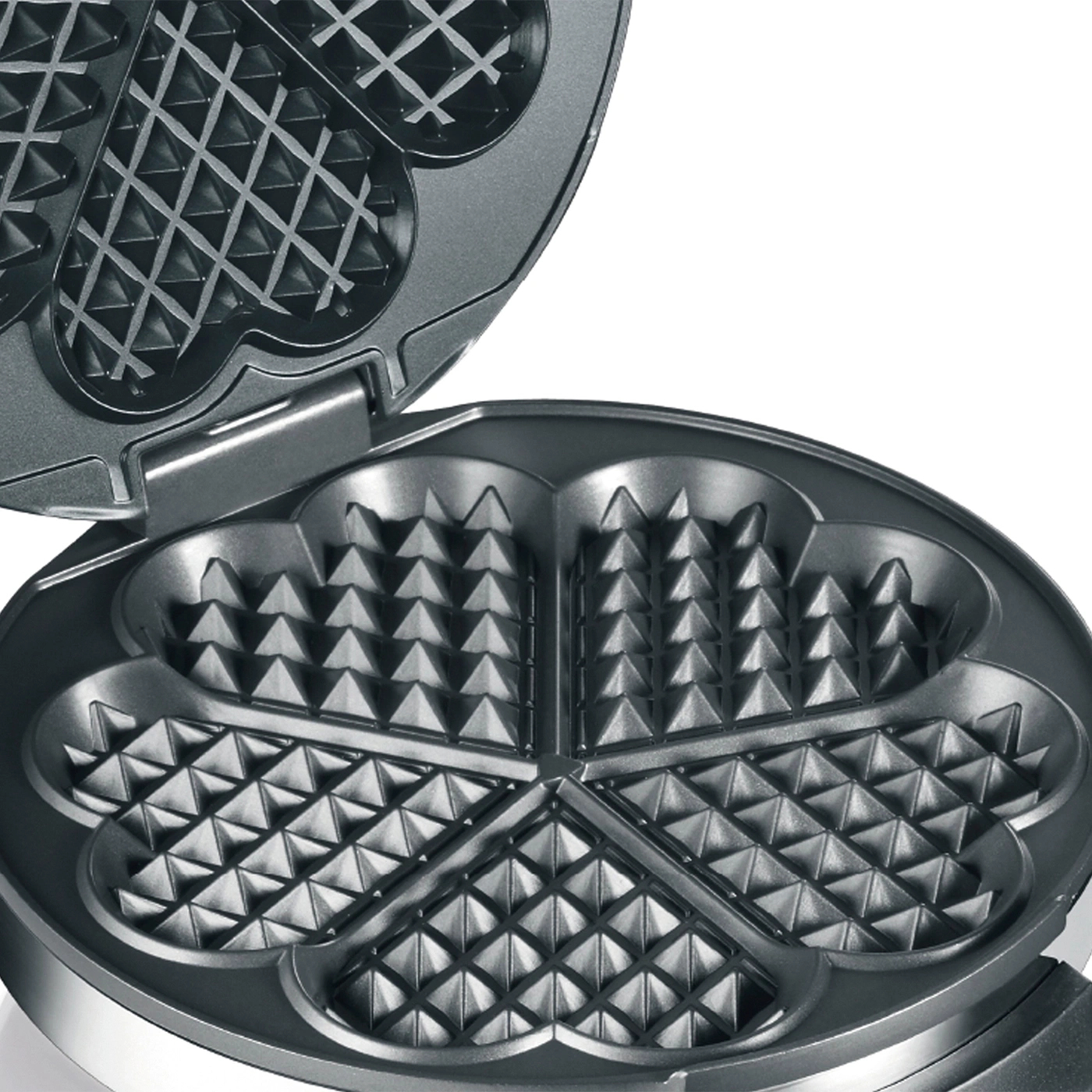 Graef WA 80 - Waffeleisen - 800 W - Edelstahl, Ansicht 4