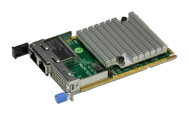 Supermicro AOC-ATG-B2TM - Netzwerkadapter - Advanced I/O Module (AIOM), Ansicht 2