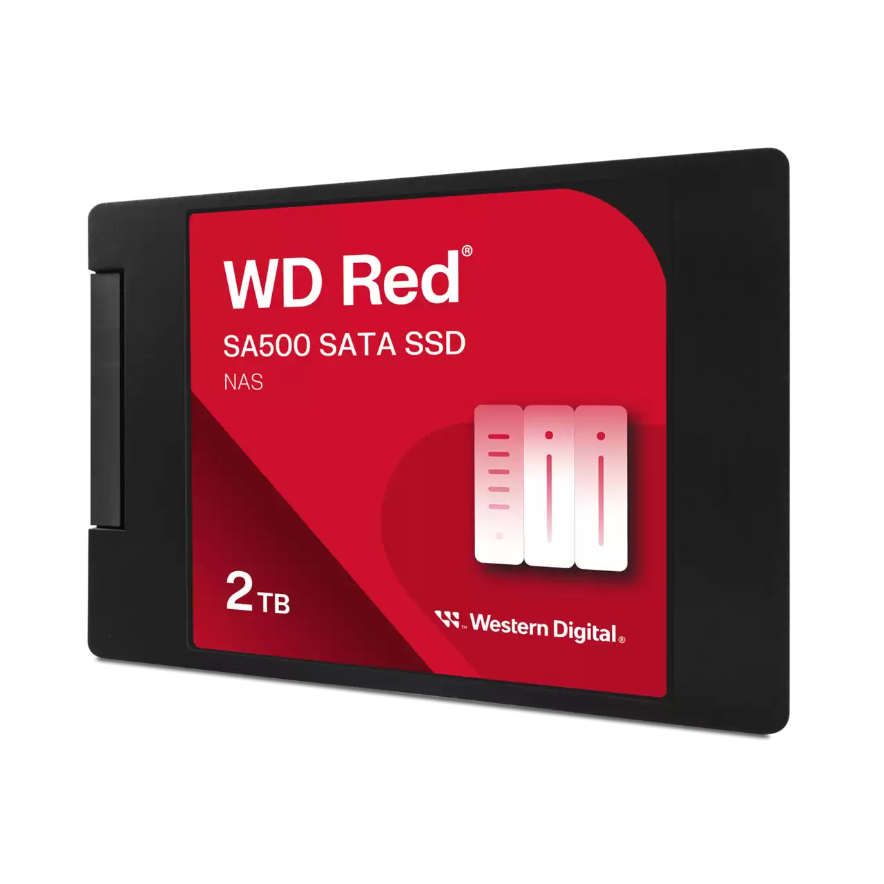 WD Red SA500 WDS200T2R0A-68CKB0 - SSD - 2 TB - intern - 2.5 (6.4 cm), Ansicht 3