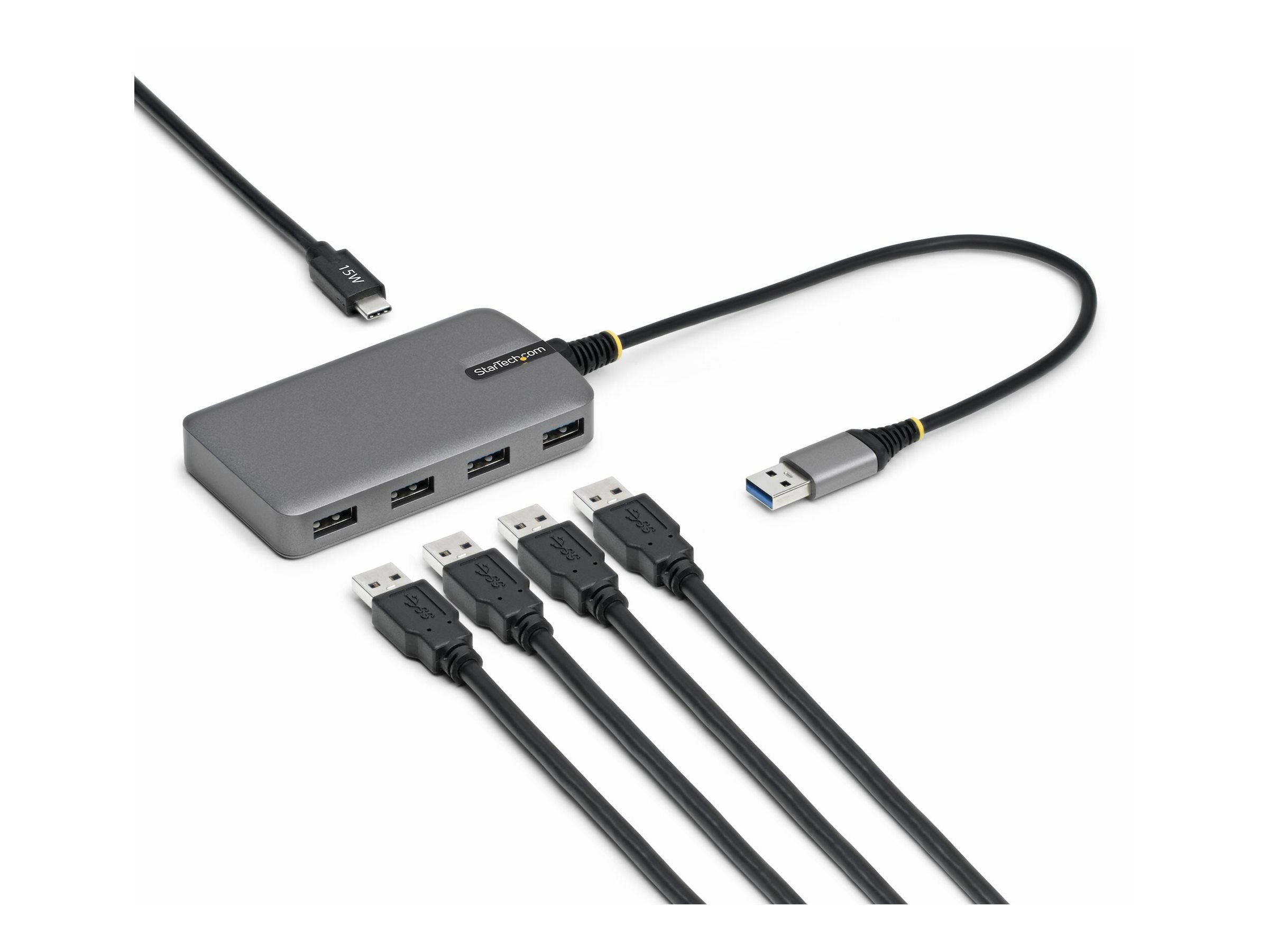 StarTech.com Hub - 4 x USB 3.2 Gen 1 + 1 x USB-C + 1 x USB-A 3.2 Gen 1