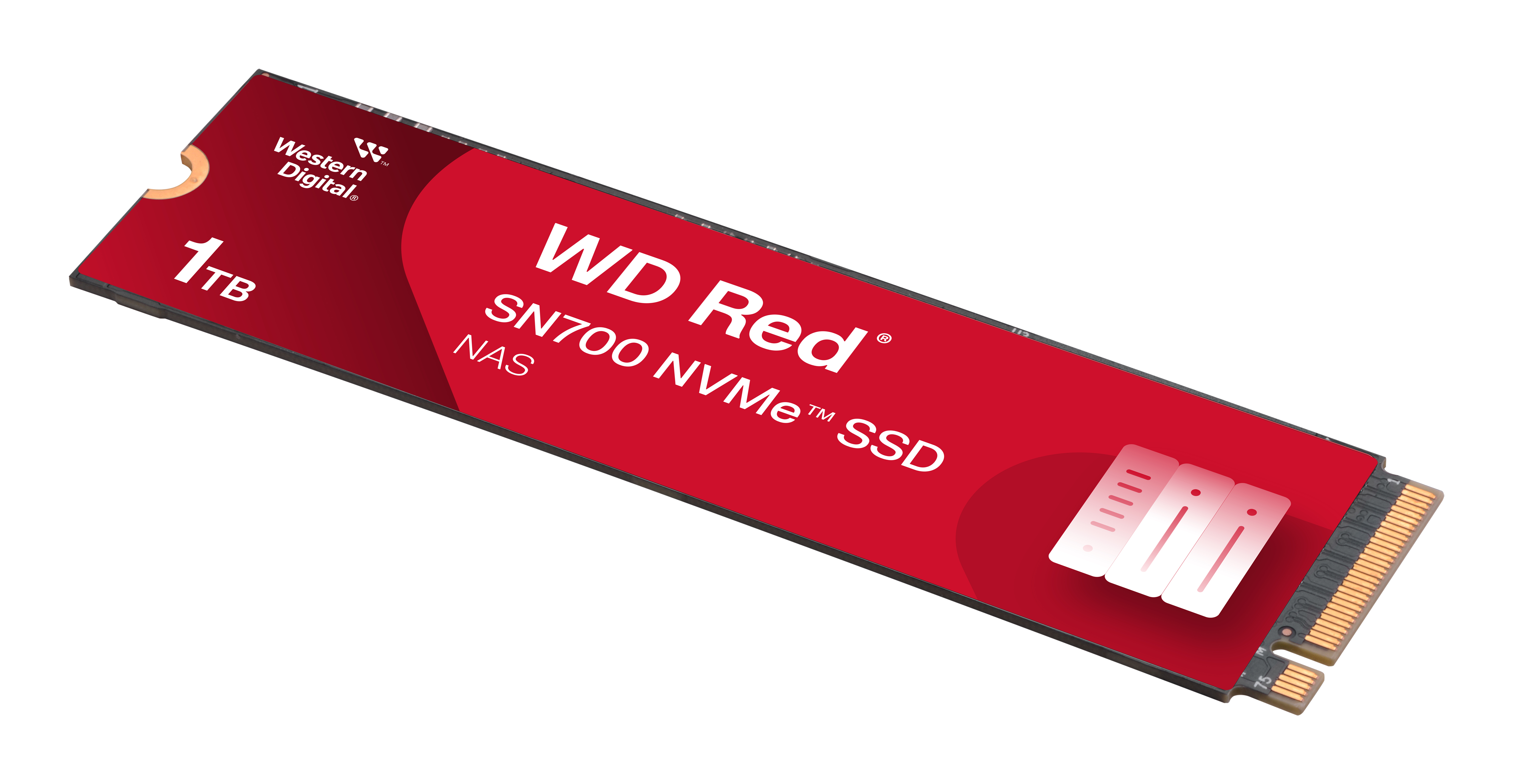 WD Red SN700 WDS100T1R0C-68BDK0 - SSD - 1 TB - intern - M.2 2280 - PCIe 3.0 x4 (NVMe), Ansicht 4