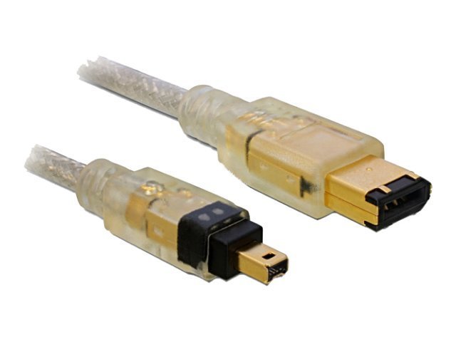 Delock - IEEE 1394-Kabel - FireWire, 6-polig (M) zu FireWire, 4-polig (M) - 3 m