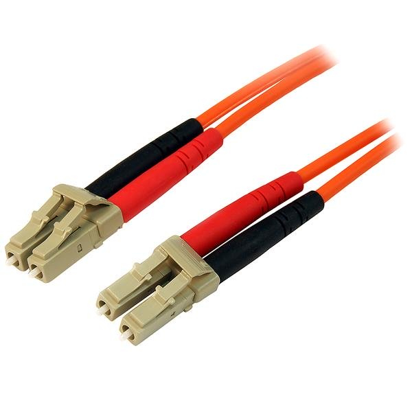 StarTech.com 3m Fiber Optic Cable - Multimode Duplex 50/125 - LSZH - LC/LC - OM2 - LC to LC Fiber Patch Cable, Ansicht 4