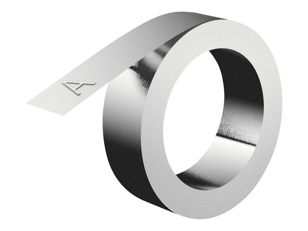 Dymo 12mm Aluminum w/Adhesive Tape Etiketten erstellendes Band (35800)