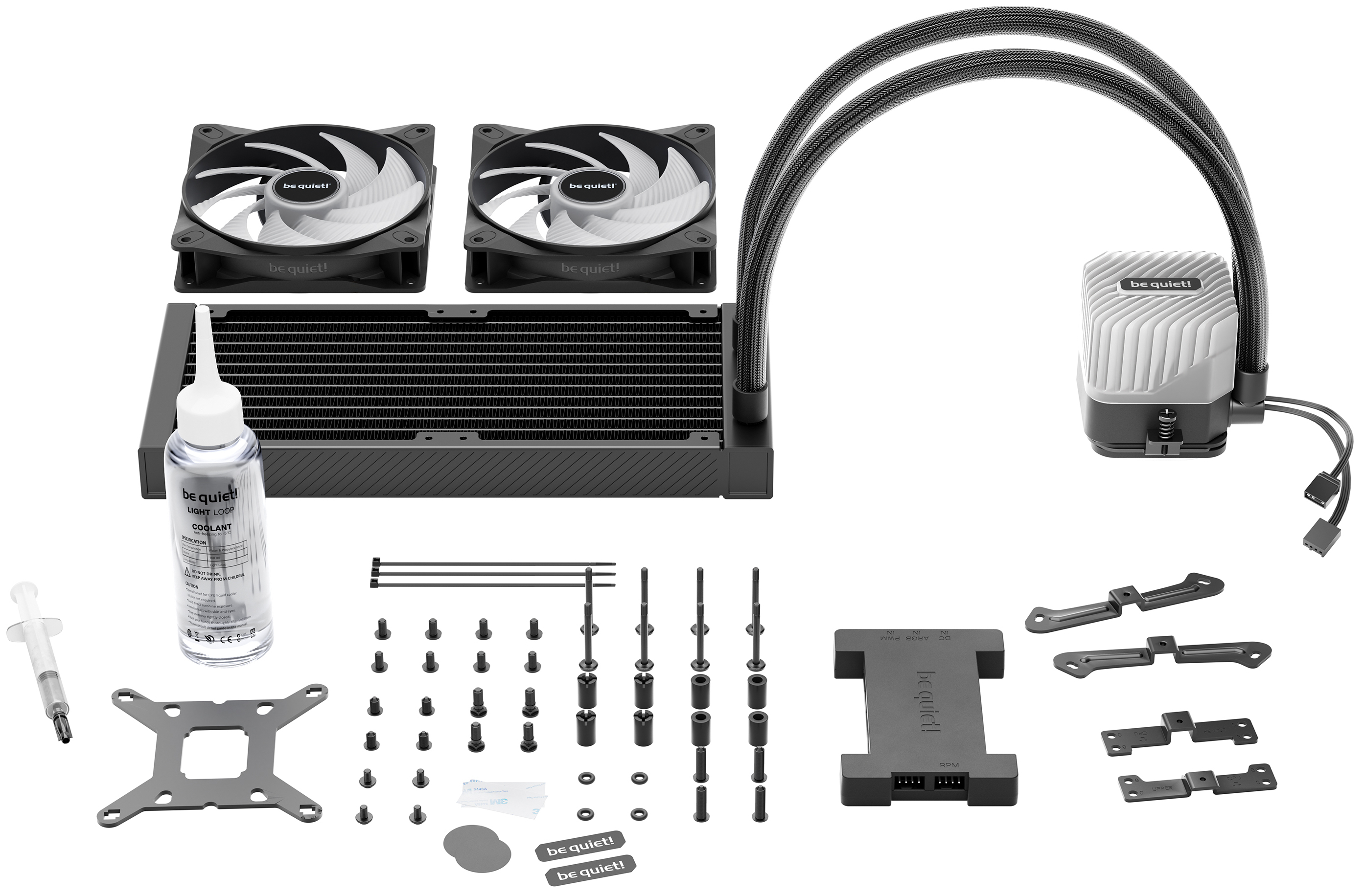 Be Quiet! Light Loop - Prozessor-Flüssigkeitskühlsystem - Kühlergröße: 240 mm - (für: LGA1150, LGA1151, LGA1155,…), Ansicht 2
