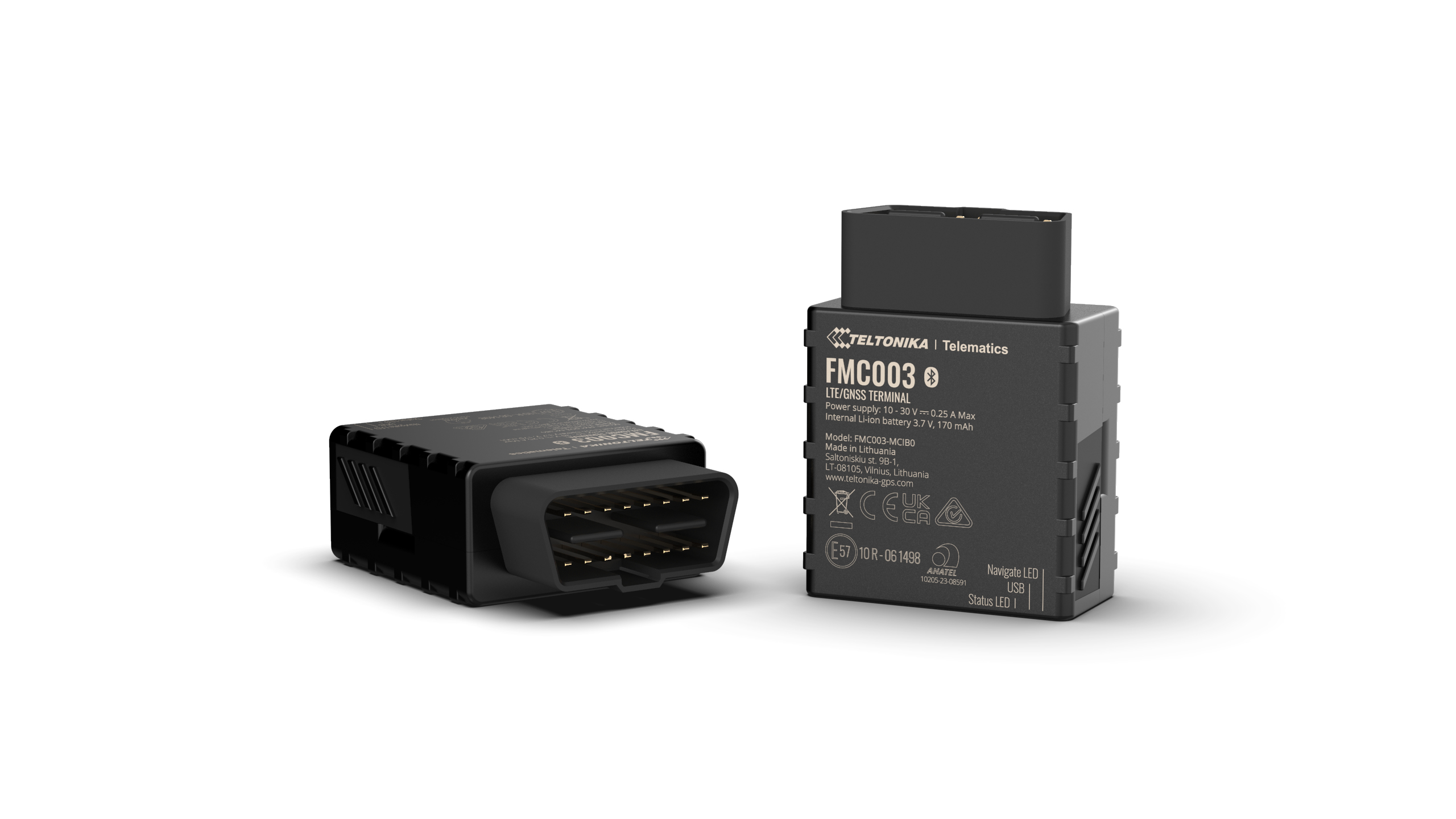 Teltonika FMC003 - Auto - GPS-Tracker - Schwarz - Schmutzabweisend - Single SIM - Acrylnitril-Butadien-Styrol (ABS), Ansicht 4