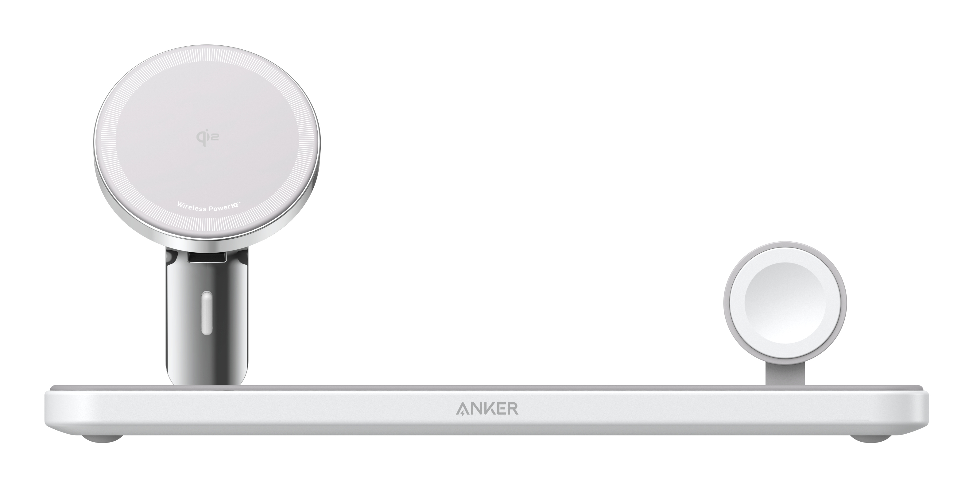Anker Innovations MagGo Magnetic Wireless Charger 15W 3-in-1 Pad White, Ansicht 2