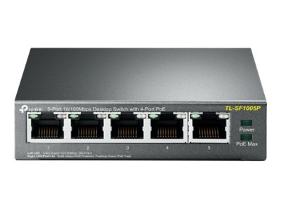 TP-LINK TL-SF1005P - Switch - unmanaged - 5 x 10/100 (4 PoE)