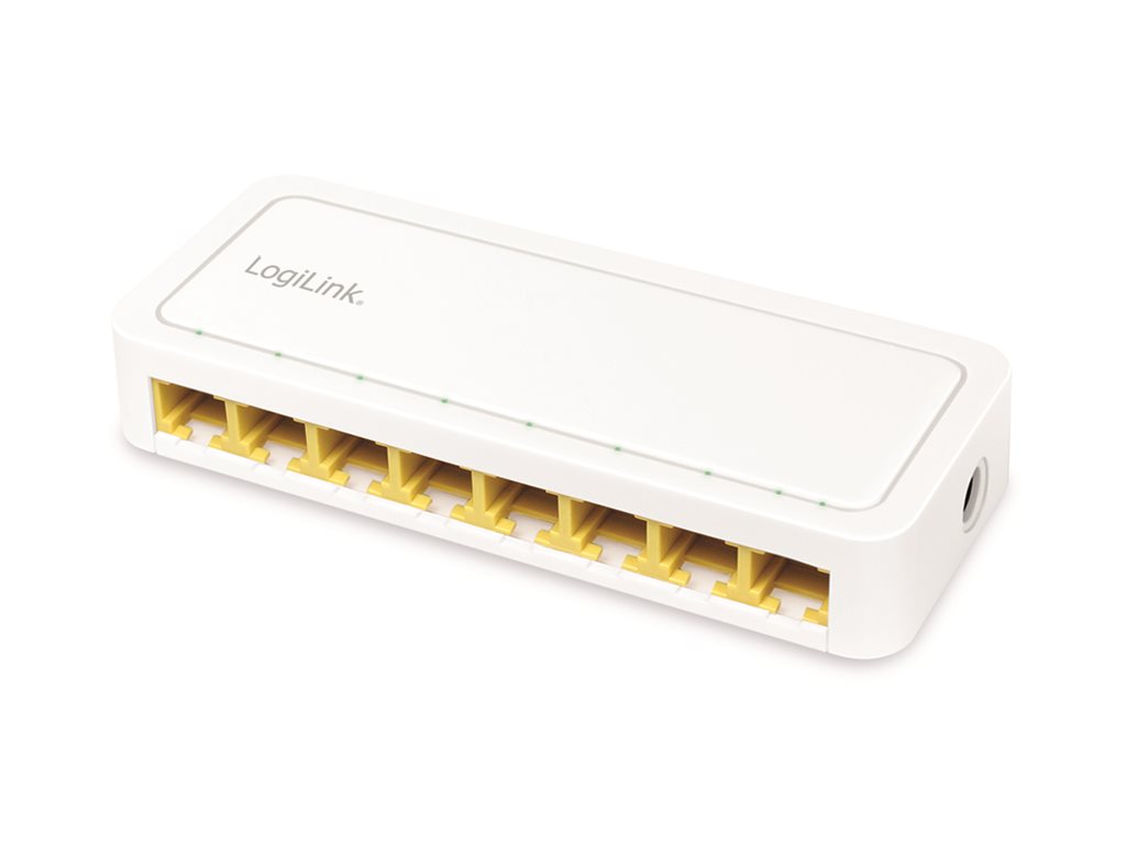 LogiLink Switch - 8 x 10/100/1000 - Desktop