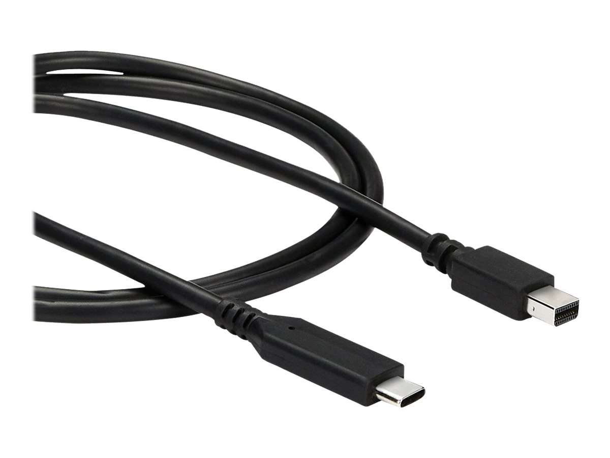 StarTech.com StarTech 1m / 3.3ft USB-C to Mini DisplayPort Cable - 4K 60Hz - Black - USB 3.1 Type C to mDP Adapter (CDP2MDPMM1MB)