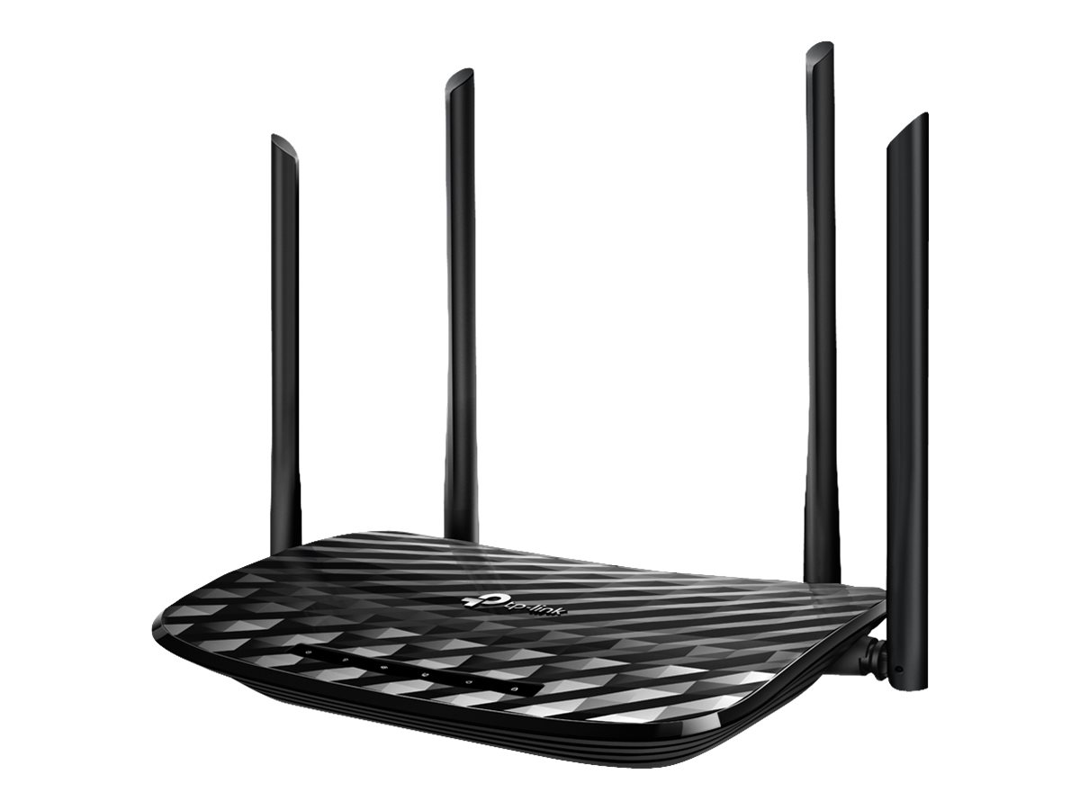 TP-Link Archer C6 - Wireless Router - 4-Port-Switch - GigE - 802.11a/b/g/n/ac - Dual-Band
