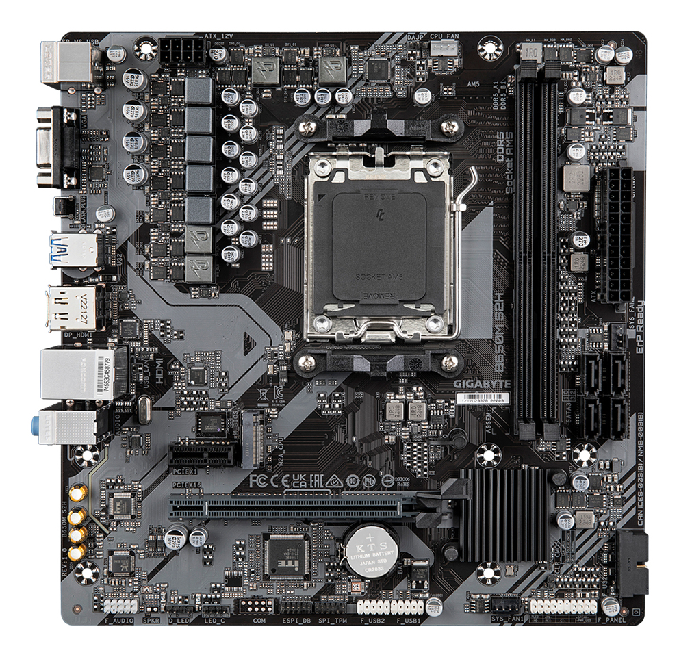 Gigabyte B650M S2H - 1.0 - Motherboard - micro ATX - Socket AM5 - AMD B650 Chipsatz, Ansicht 4