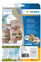 HERMA 10750 - Braun - Rechteck - Dauerhaft - 254 x 10 mm - A4 - Universal