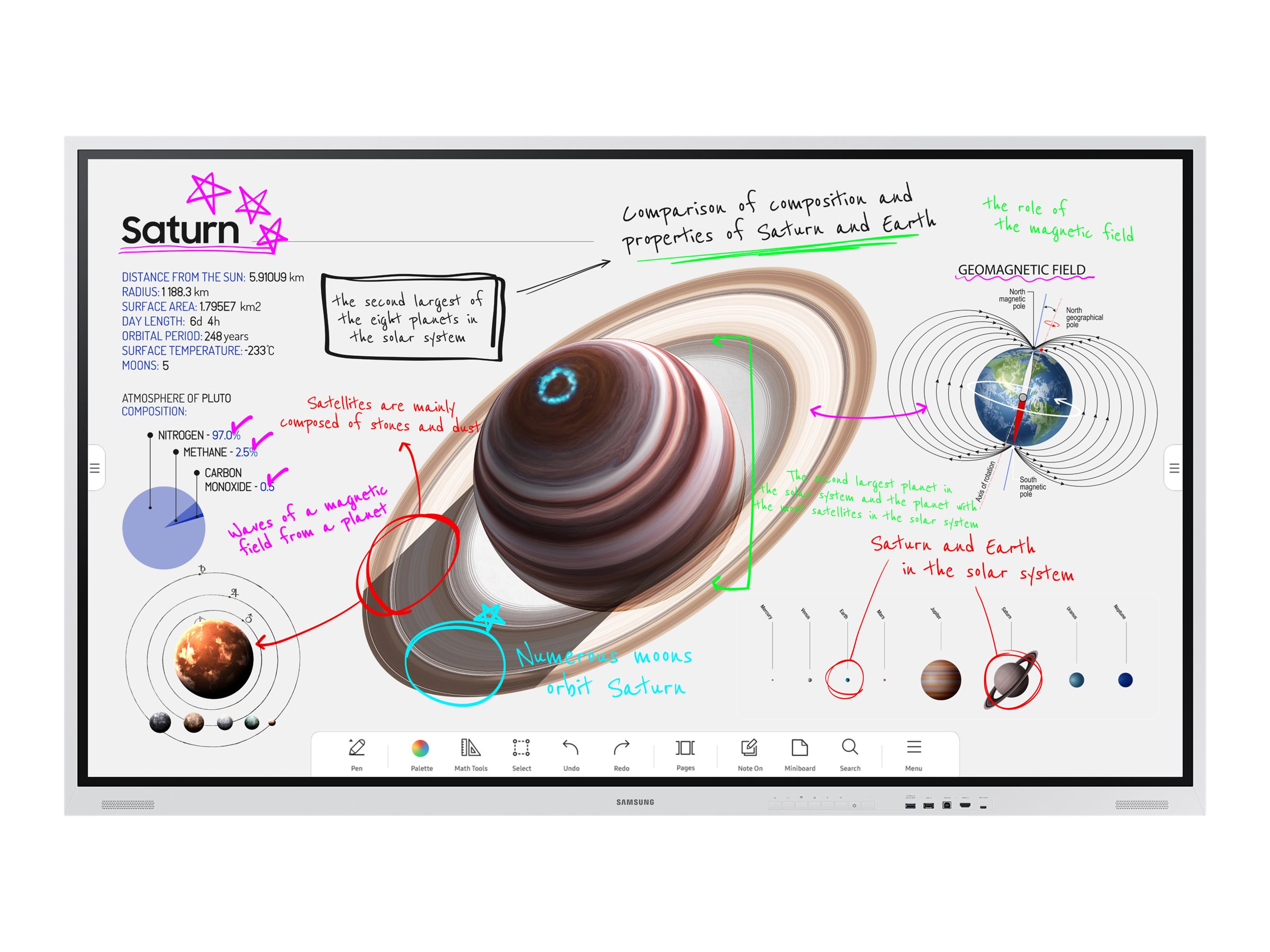 Samsung Flip Pro WM85B - 216 cm (85") Diagonalklasse WMB Series LCD-Display mit LED-Hintergrundbeleuchtung - interaktive