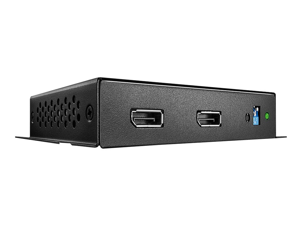 Lindy 2 Port DisplayPort 1.2 MST/SST Hub - Video-/Audio-Splitter - 2 x DisplayPort - Desktop