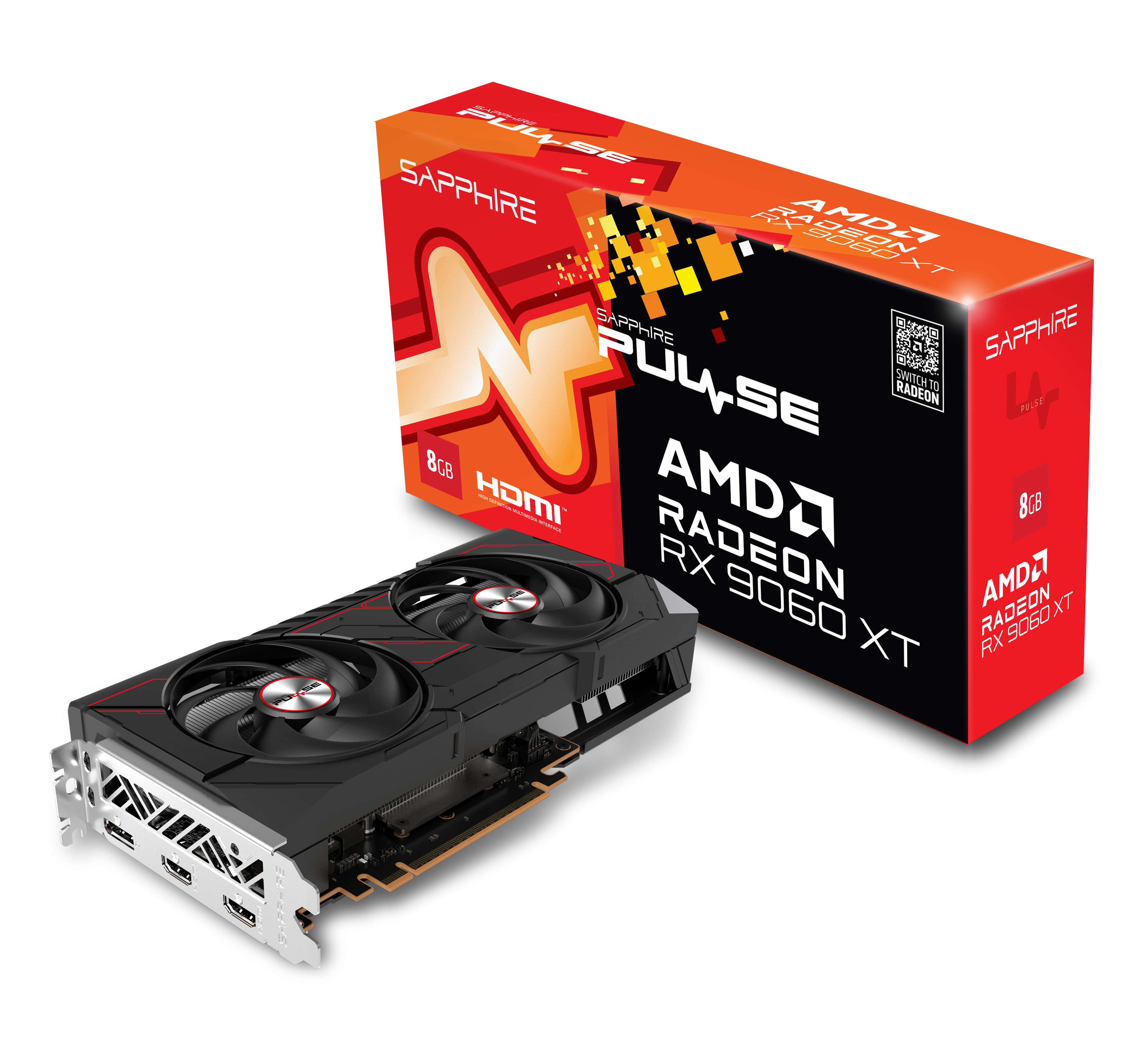 Sapphire Pulse Radeon RX 9060 XT 8GB - Grafikkarten, Ansicht 3