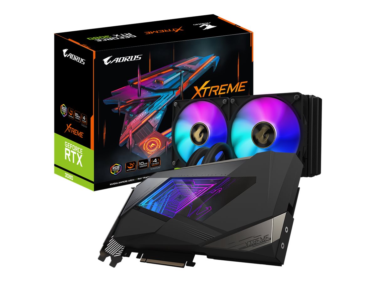 Gigabyte AORUS GeForce RTX 3080 XTREME WATERFORCE 10G (rev. 2.0)