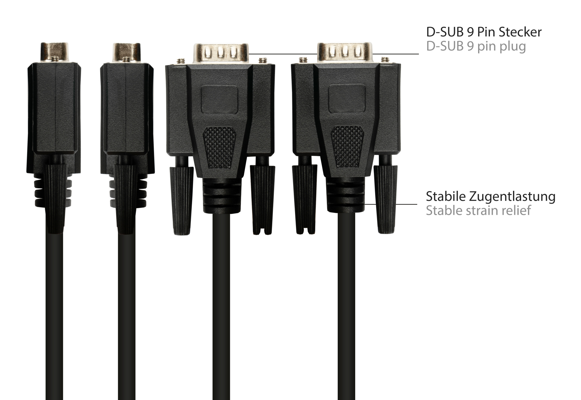 Good Connections Adapterkabel RJ45 an RS232 seriell - Kabel - Digital/Daten, Ansicht 3