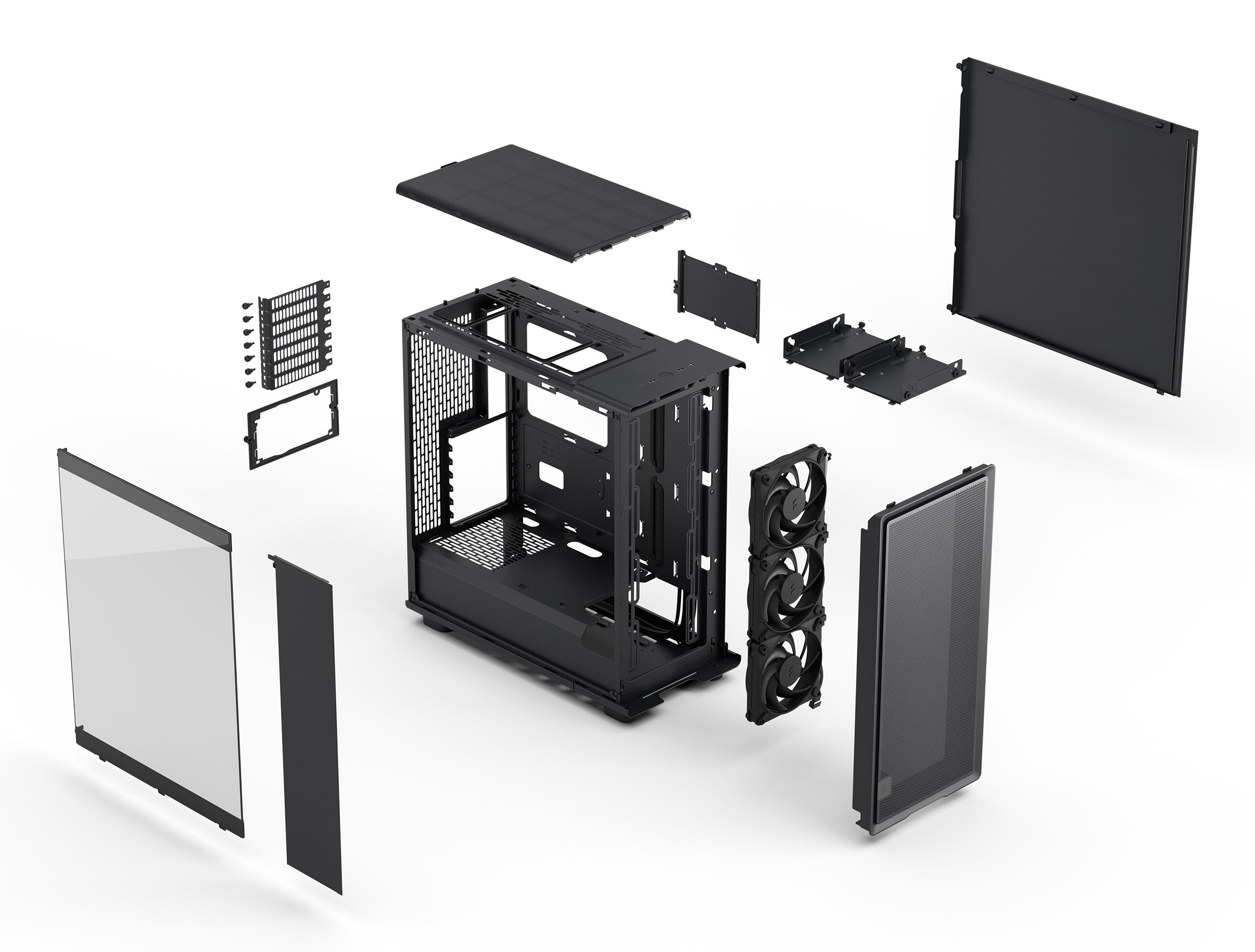 Fractal Design Epoch - Computer case - ATX - Seitenteil mit Fenster (gehärtetes Glas), Ansicht 2