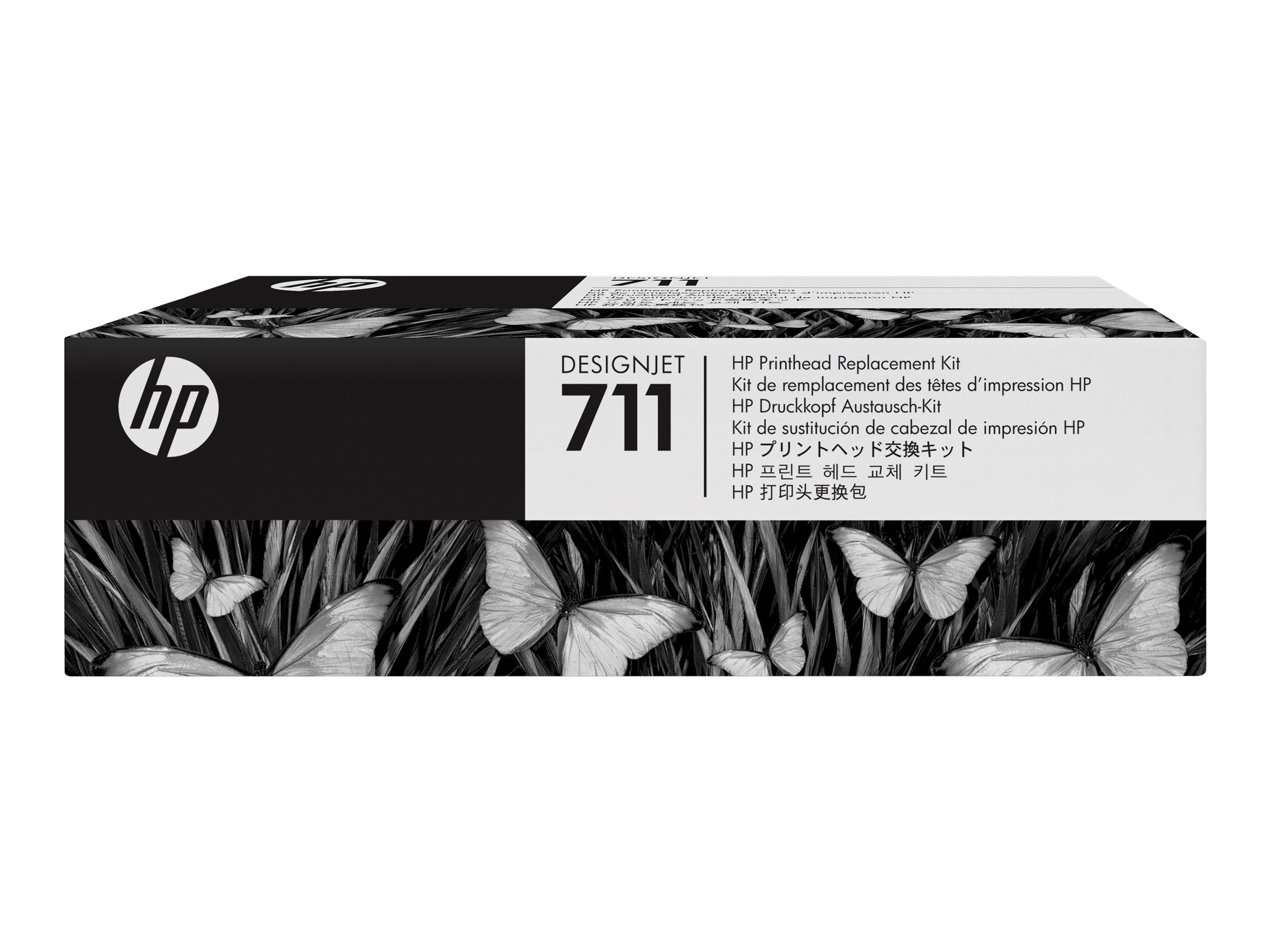 HP 711 - Schwarz, Gelb, Cyan, Magenta - Druckkopf - für DesignJet T100, T120, T120 ePrinter, T125, T130, T520, T520 ePrinter, T525, T530