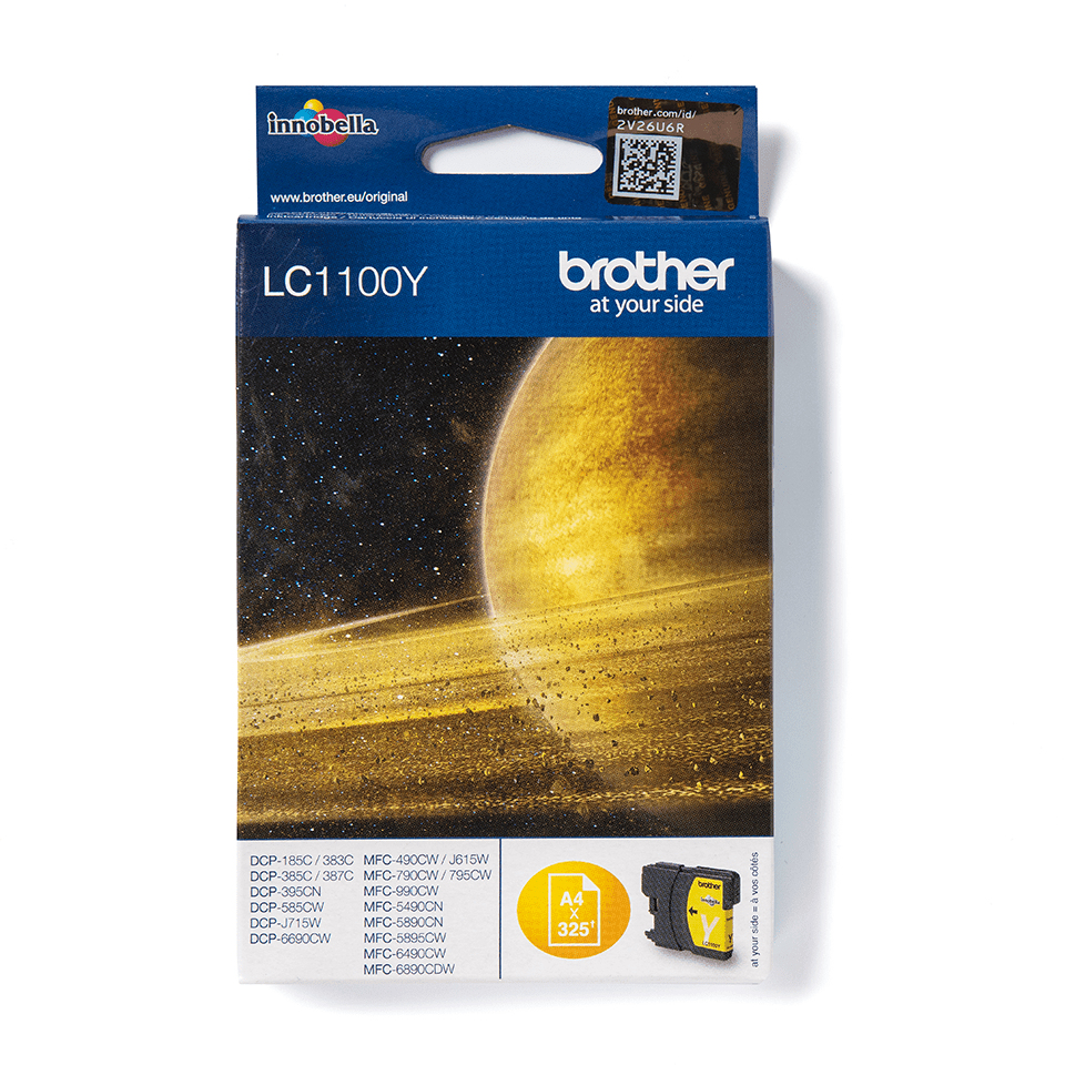 Brother LC1100Y, Gelb, 1 Stück(e), 325 Seiten, Einzelpackung